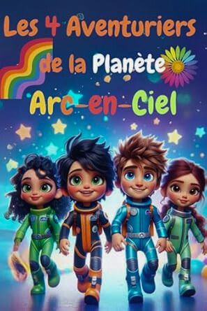 Couverture : Les 4 Aventuriers de la Planète Arc-en-ciel