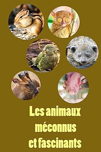 Couverture : Les animaux méconnus et fascinants